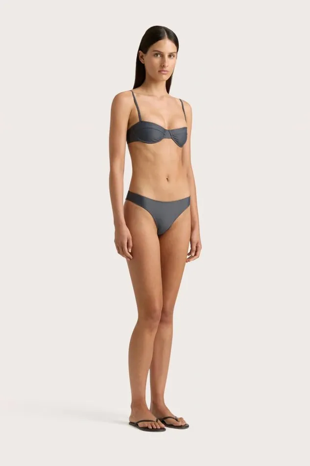 Women Faithfull The Brand Swim Bebe Bikini Bottom Charred Navy