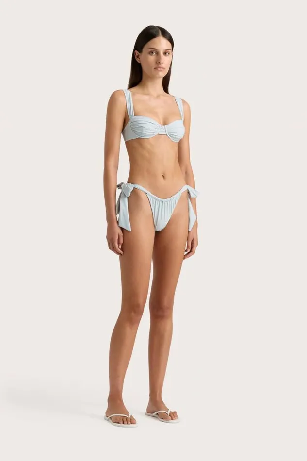 Women Faithfull The Brand Swim Costa Bikini Bottoms Sky Blue