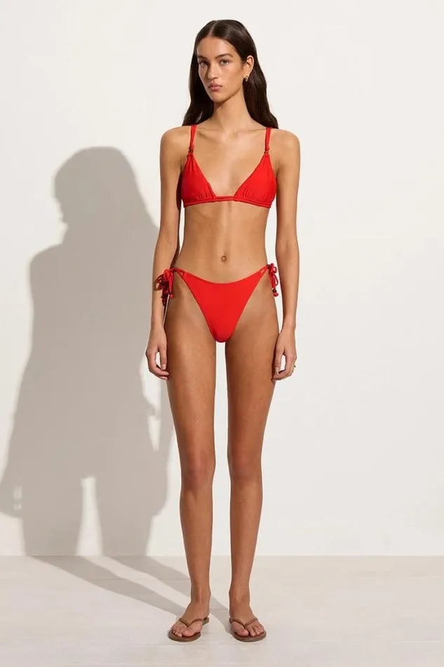 Women Faithfull The Brand Swim Dua Bikini Bottoms Salsa