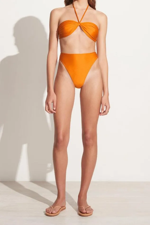 Women Faithfull The Brand Swim Dylla Bikini Bottoms Turmeric 8211 Final Sale