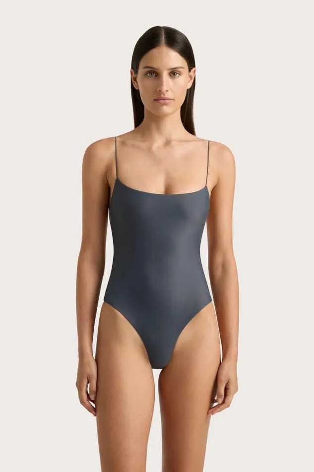 Women Faithfull The Brand Swim Elea One Piece Charred Navy