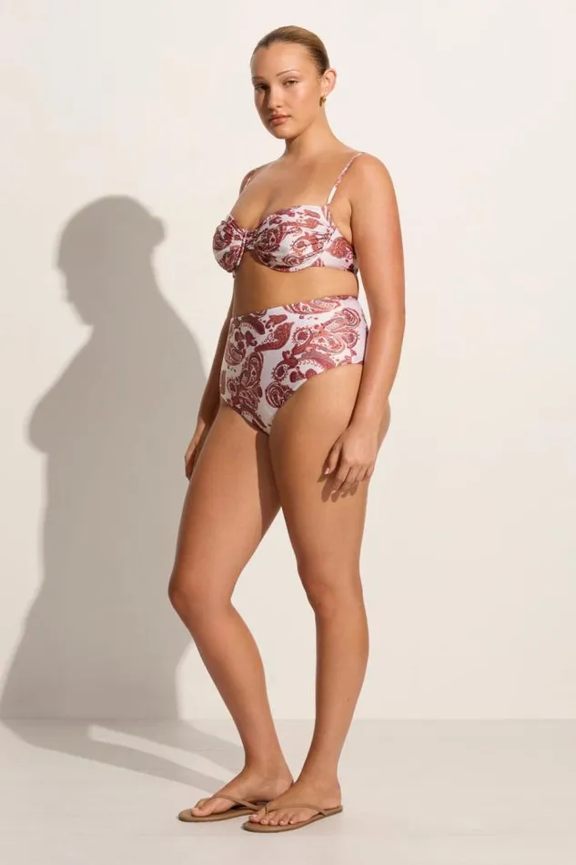Women Faithfull The Brand Swim Reyes Bikini Bottoms Alessia Paisley