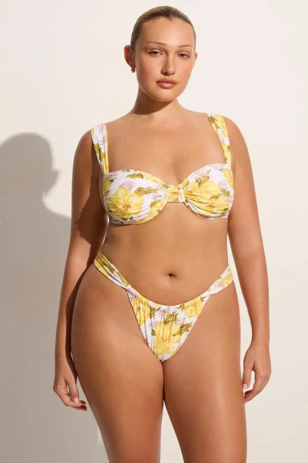Women Faithfull The Brand Swim Sol Bikini Top Isadora Floral