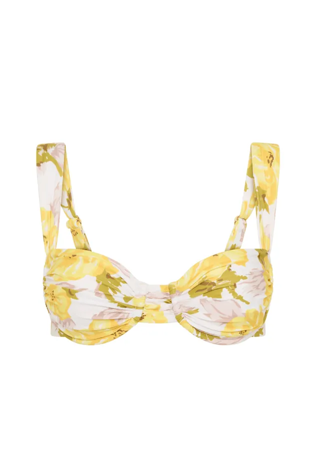 Women Faithfull The Brand Swim Sol Bikini Top Isadora Floral