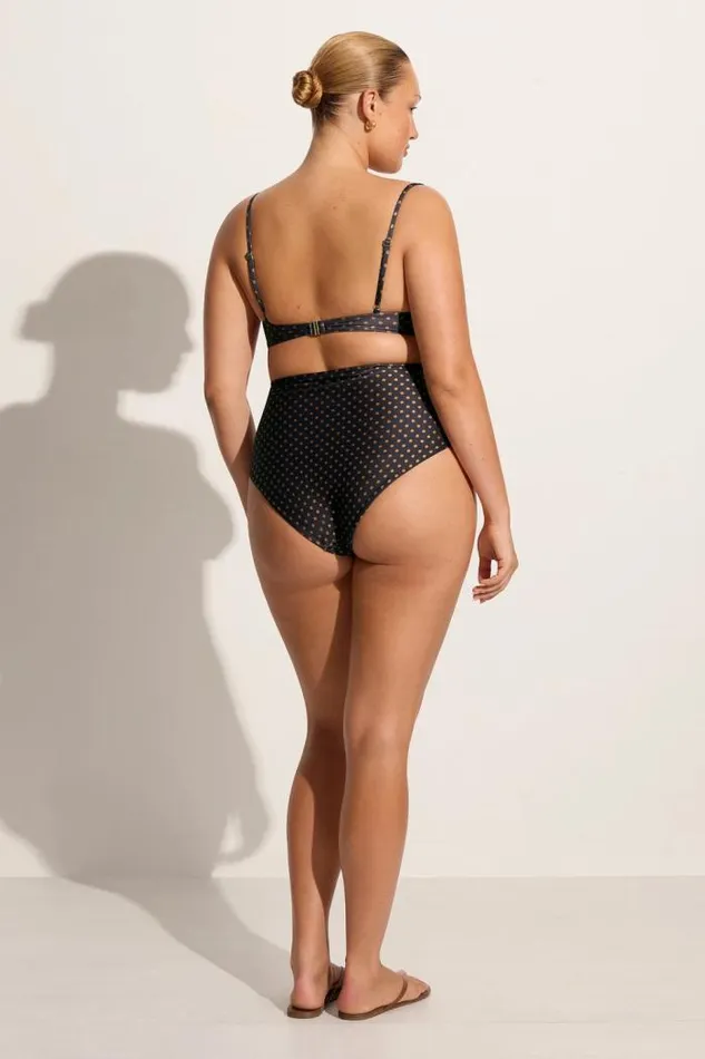 Women Faithfull The Brand Swim Stefania Bikini Top Ludovica Polka Dot