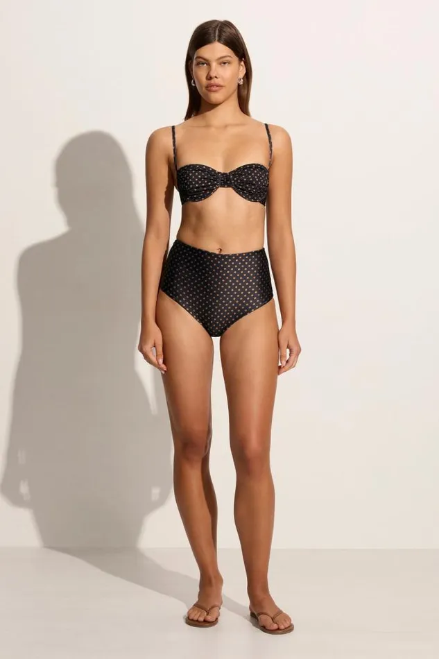 Women Faithfull The Brand Swim Stefania Bikini Top Ludovica Polka Dot