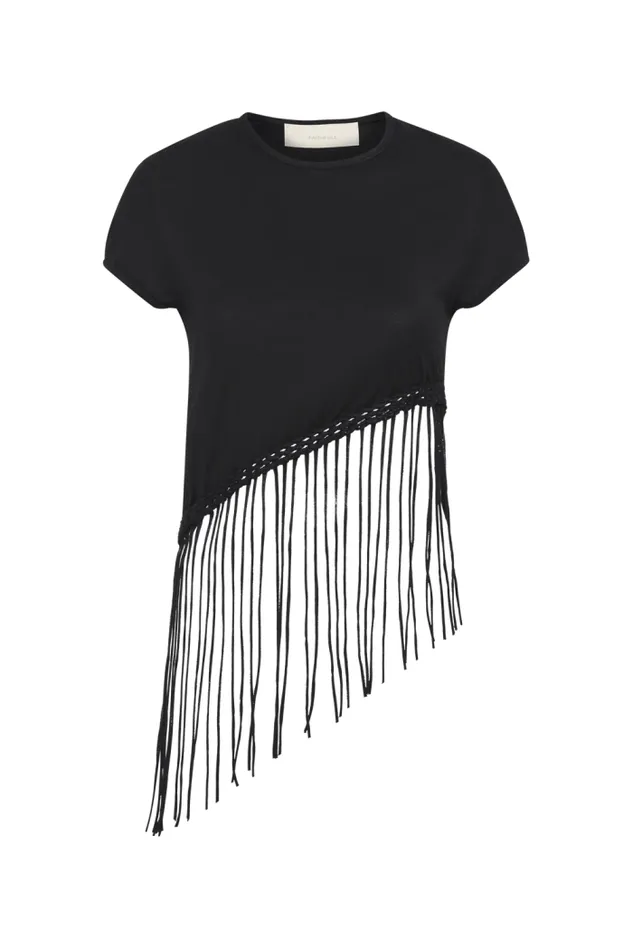 Women Faithfull The Brand Tops Maceio TShirt Black