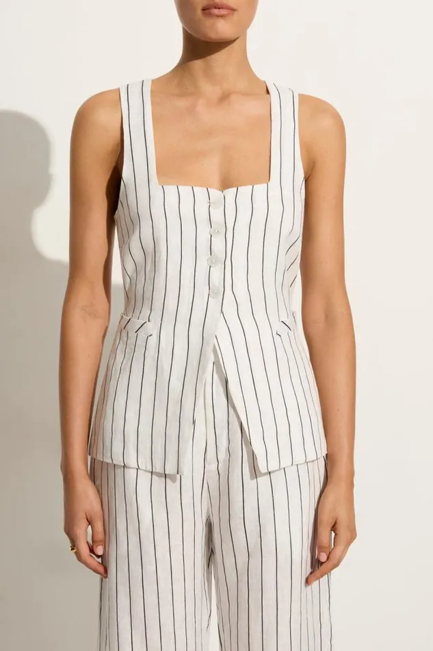 Women Faithfull The Brand Tops Maya Vest Trani Stripe