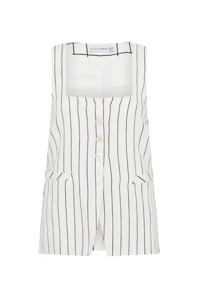 Women Faithfull The Brand Tops Maya Vest Trani Stripe