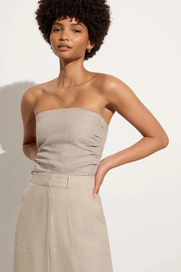Women Faithfull The Brand Tops Praiyah Bodice Natural