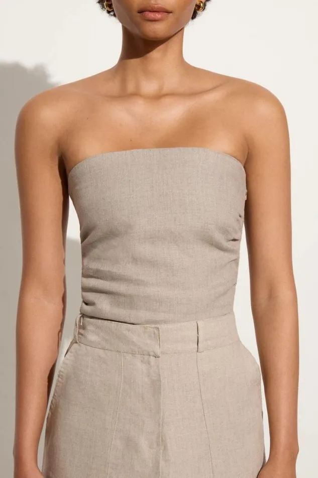 Women Faithfull The Brand Tops Praiyah Bodice Natural