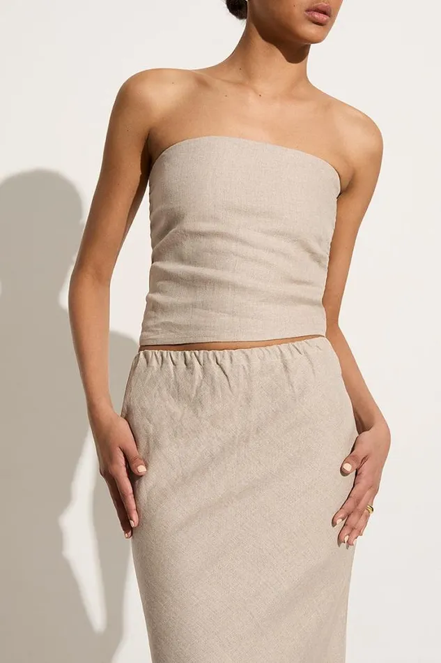 Women Faithfull The Brand Tops Praiyah Bodice Natural