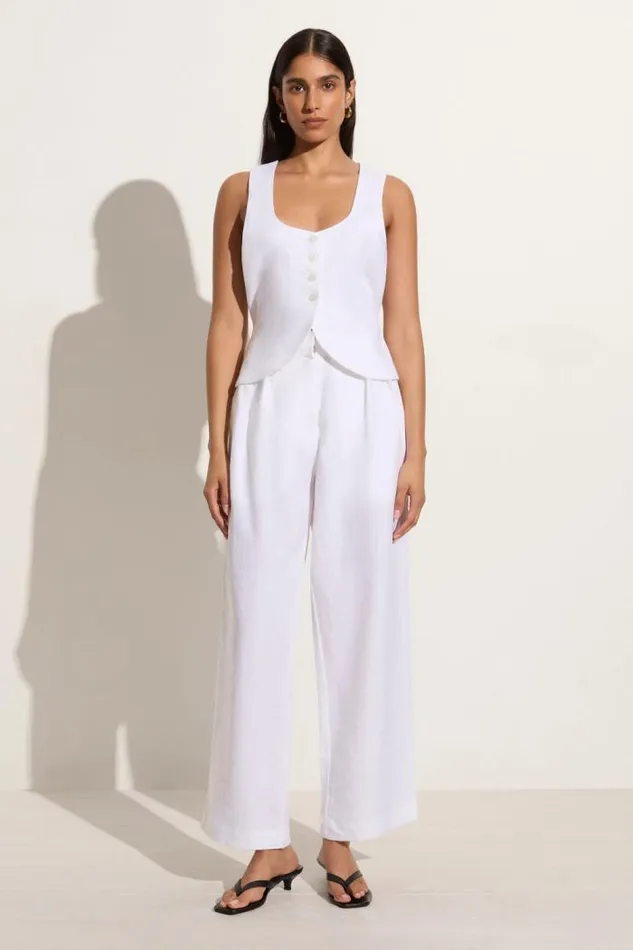 Women Faithfull The Brand Tops Stanze Vest White