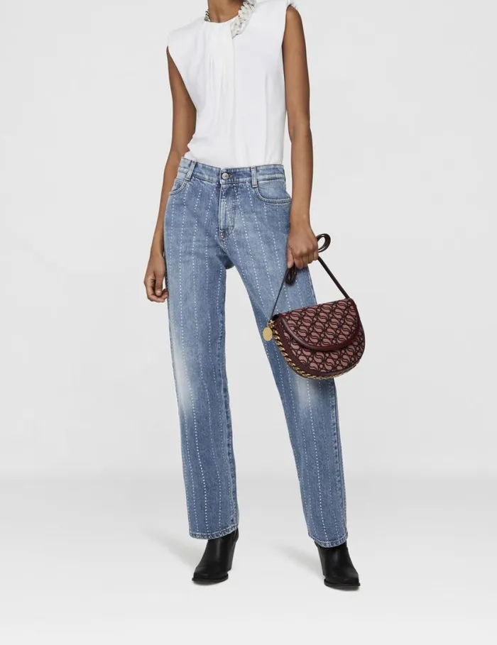 Women Falabella Chain Top White Stella McCartney Sweatshirts And TShirts