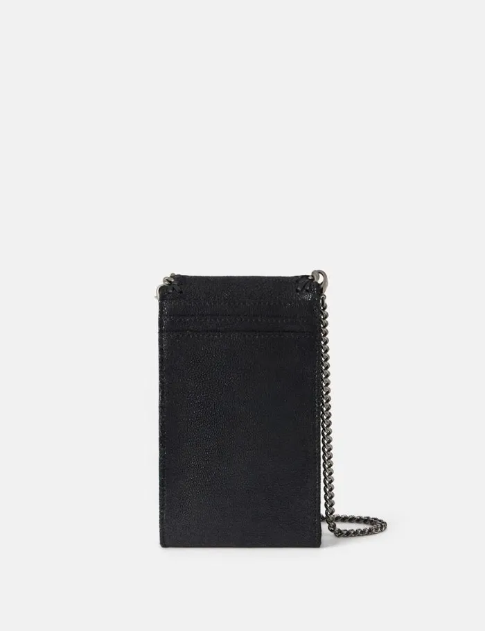 Women Falabella Crossbody Phone Pouch Black Stella McCartney Iconic Falabella Women Falabella Crossbody Phone Pouch Black Stella McCartney Iconic Falabella