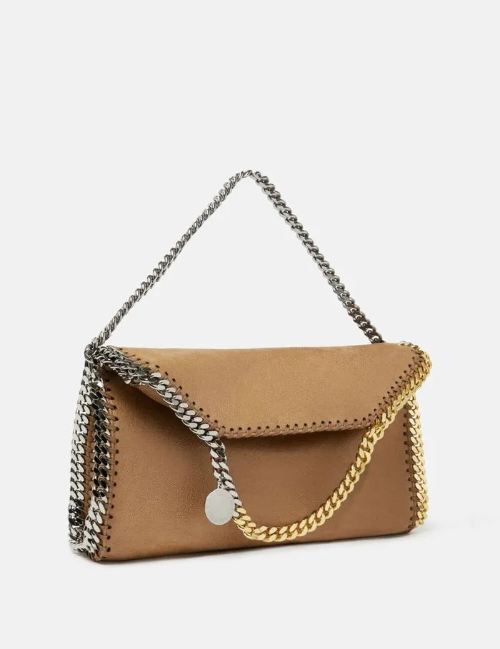 Women Falabella FoldOver Tote Bag Pecan Brown Stella McCartney TopHandle Bags Women Falabella FoldOver Tote Bag Pecan Brown Stella McCartney TopHandle Bags