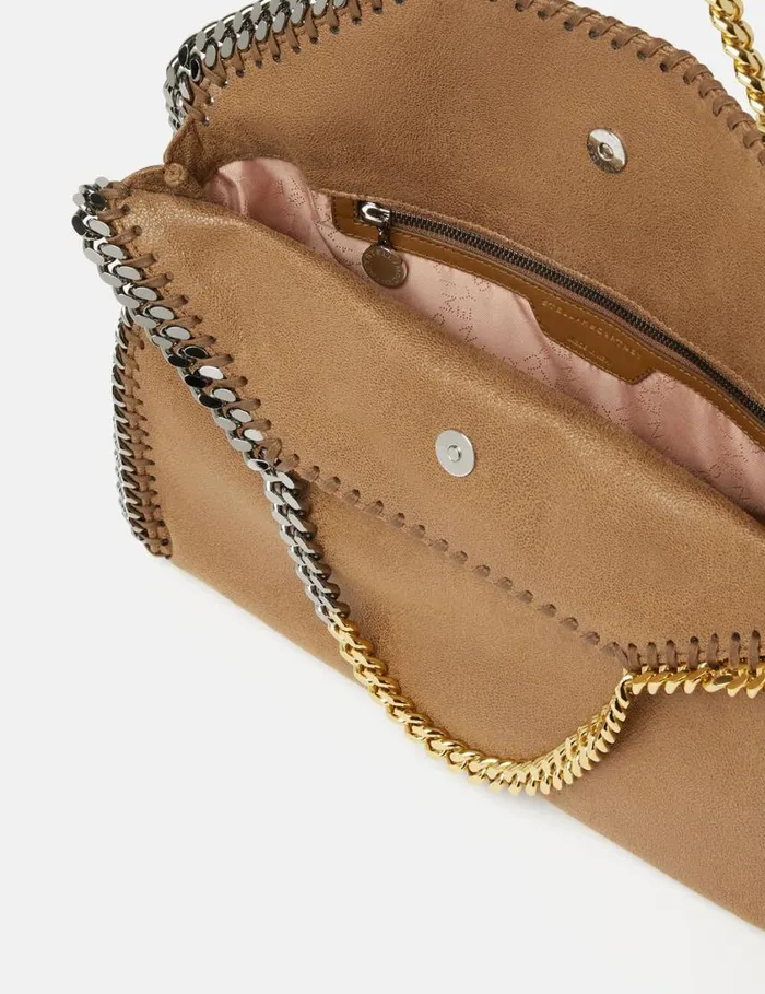 Women Falabella FoldOver Tote Bag Pecan Brown Stella McCartney TopHandle Bags Women Falabella FoldOver Tote Bag Pecan Brown Stella McCartney TopHandle Bags