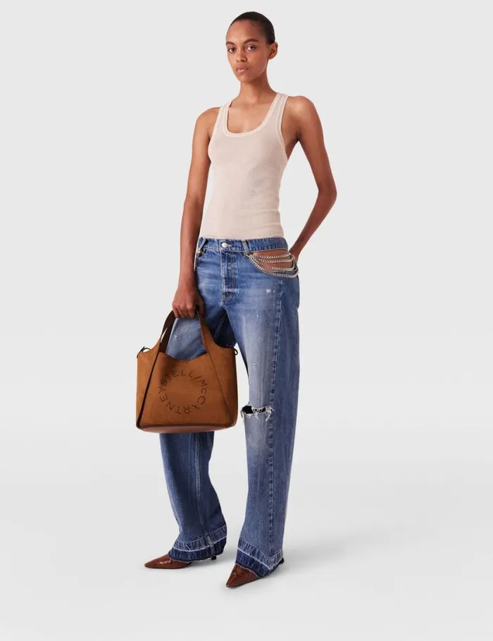 Women Falabella Hips StraightLeg Jeans Blue Stella McCartney Pants And Shorts Women Falabella Hips StraightLeg Jeans Blue Stella McCartney Pants And Shorts