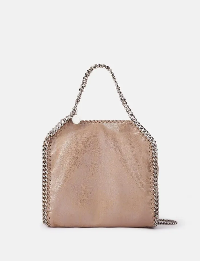 Women Falabella Pearl Mini Tote Bag Dusty Pink Stella McCartney TopHandle Bags