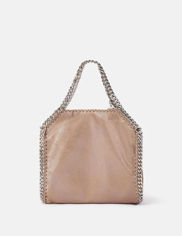Women Falabella Pearl Mini Tote Bag Dusty Pink Stella McCartney TopHandle Bags
