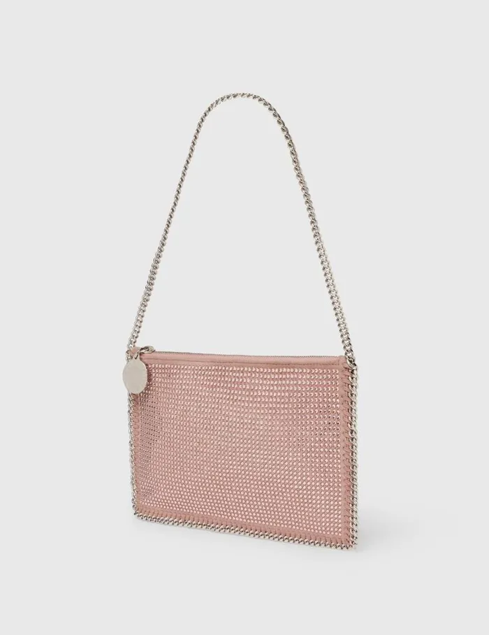 Women Falabella Pochette Shoulder Bag Dusty Pink Stella McCartney Mini Bags And Clutches Women Falabella Pochette Shoulder Bag Dusty Pink Stella McCartney Mini Bags And Clutches