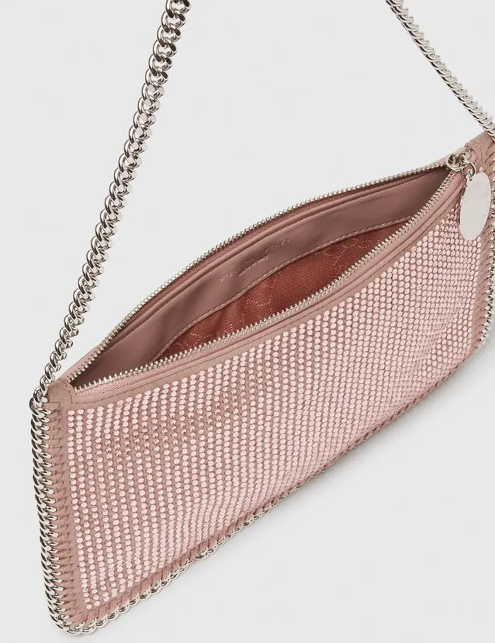 Women Falabella Pochette Shoulder Bag Dusty Pink Stella McCartney Mini Bags And Clutches Women Falabella Pochette Shoulder Bag Dusty Pink Stella McCartney Mini Bags And Clutches