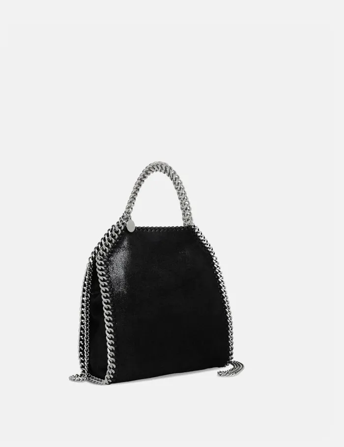 Women Falabella Tiny Tote Bag Black Stella McCartney TopHandle Bags