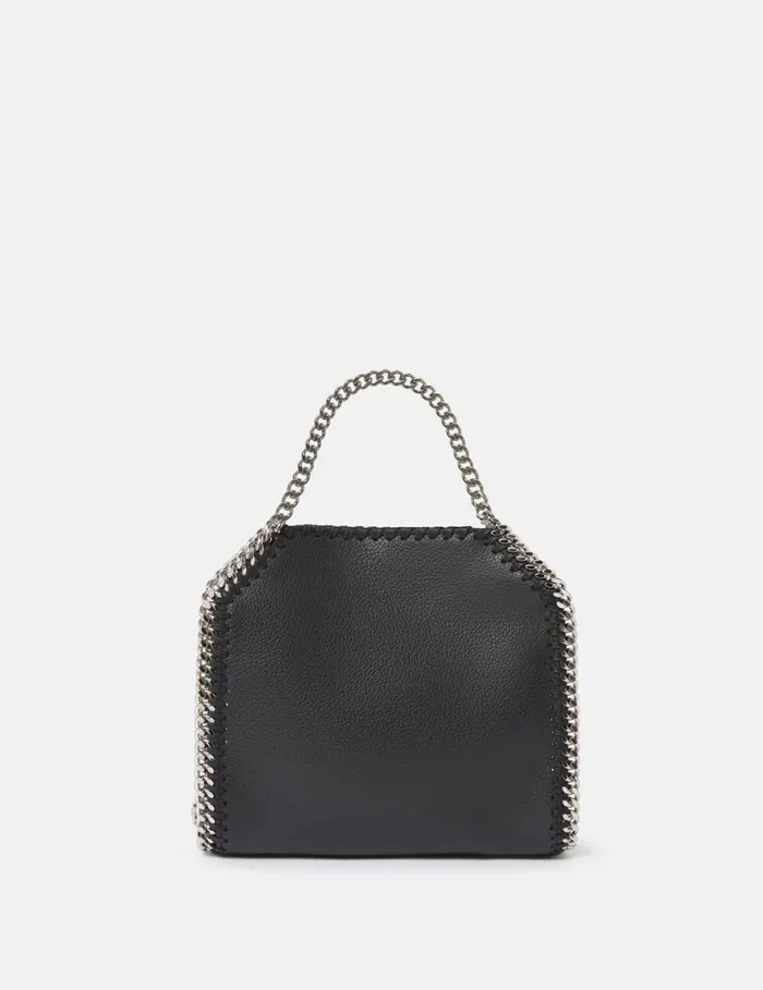 Women Falabella Tiny Tote Bag Black Stella McCartney TopHandle Bags