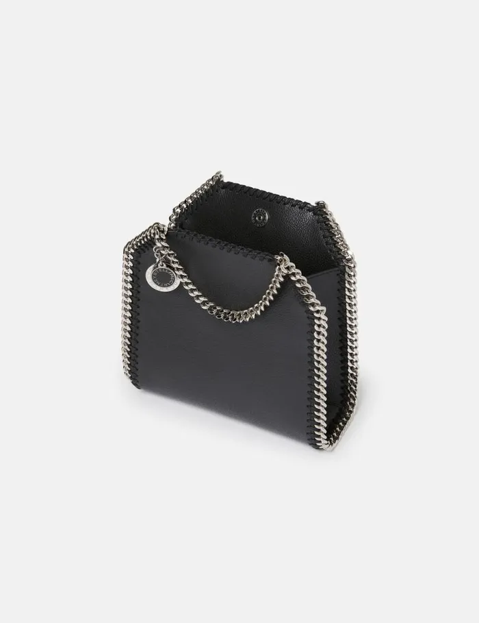 Women Falabella Tiny Tote Bag Black Stella McCartney TopHandle Bags