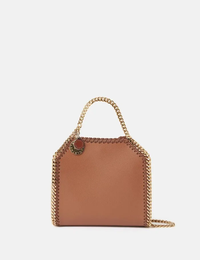 Women Falabella Tiny Tote Bag Brandy Stella McCartney TopHandle Bags