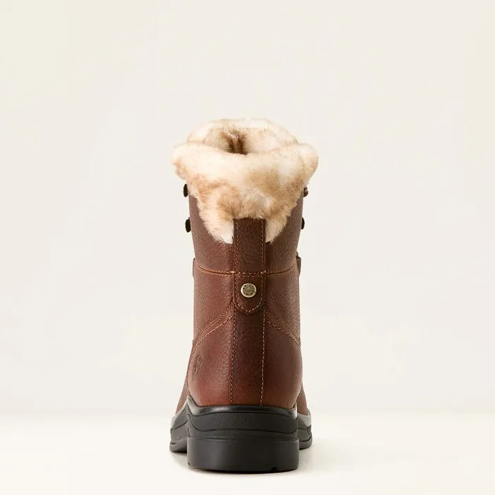 Women Fashion Boots Ariat Harper Sherpa Waterproof Boot Dark Brown