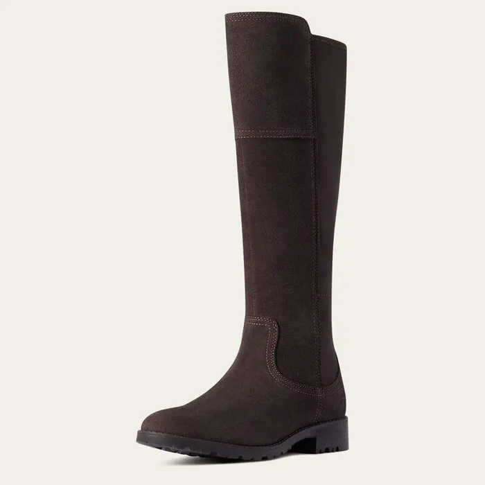 Women Fashion Boots Ariat Sutton II Waterproof Boot Chocolate