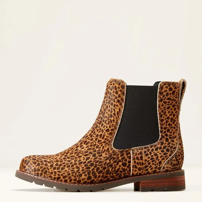 Women Fashion Boots Ariat Wexford Chelsea Boot Cheetah Hair On Women Fashion Boots Ariat Wexford Chelsea Boot Cheetah Hair On