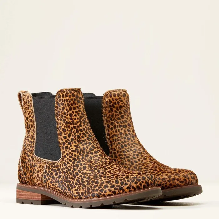 Women Fashion Boots Ariat Wexford Chelsea Boot Cheetah Hair On Women Fashion Boots Ariat Wexford Chelsea Boot Cheetah Hair On