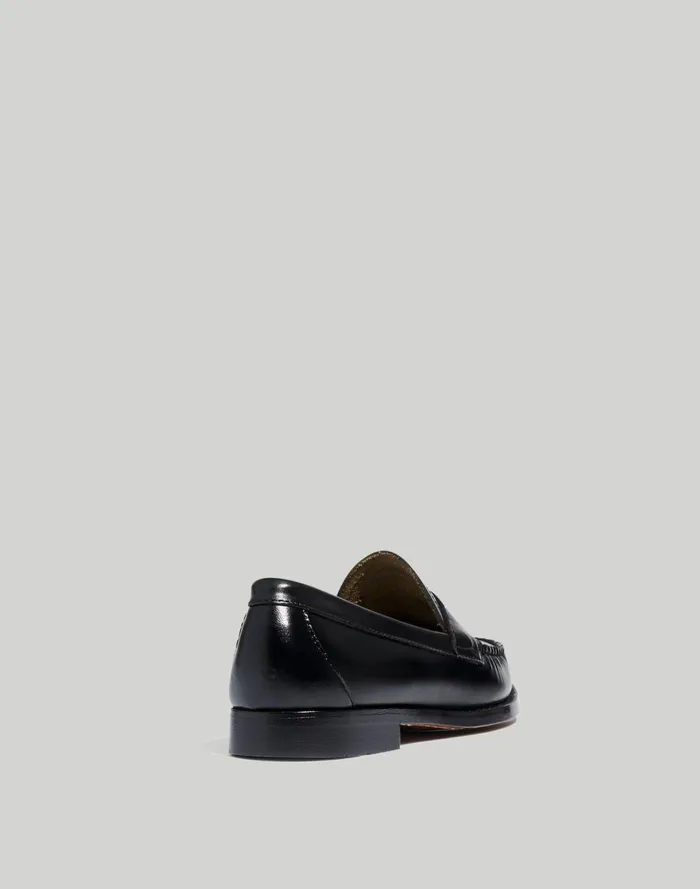 Women Flats and Loafers Madewell GHBASS Whitney Weejuns Penny Loafers Black