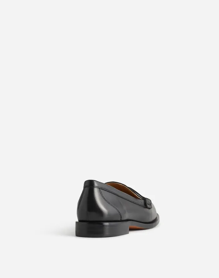 Women Flats and Loafers Madewell The Grayson Penny Loafer True Black