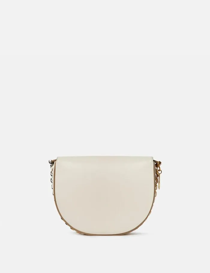 Women Frayme Medium Flap Shoulder Bag Pure White Stella McCartney Mini Bags And Clutches