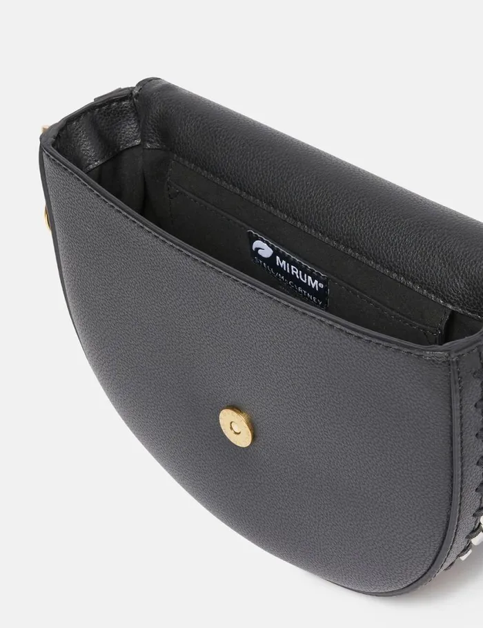 Women Frayme MIRUM Medium Flap Shoulder Bag Black Stella McCartney Frayme Bag Women Frayme MIRUM Medium Flap Shoulder Bag Black Stella McCartney Frayme Bag