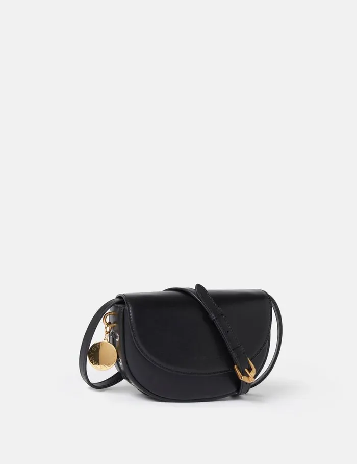 Women Frayme Whipstitch Small Shoulder Bag Midnight Black Stella McCartney Mini Bags And Clutches Women Frayme Whipstitch Small Shoulder Bag Midnight Black Stella McCartney Mini Bags And Clutches
