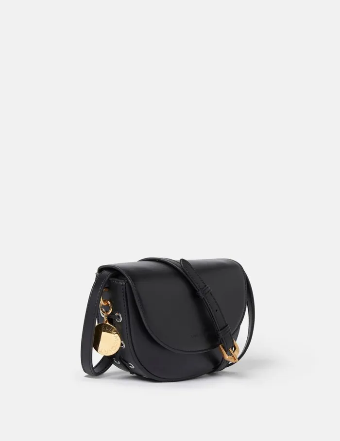 Women Frayme Whipstitch Small Shoulder Bag Midnight Black Stella McCartney Mini Bags And Clutches Women Frayme Whipstitch Small Shoulder Bag Midnight Black Stella McCartney Mini Bags And Clutches
