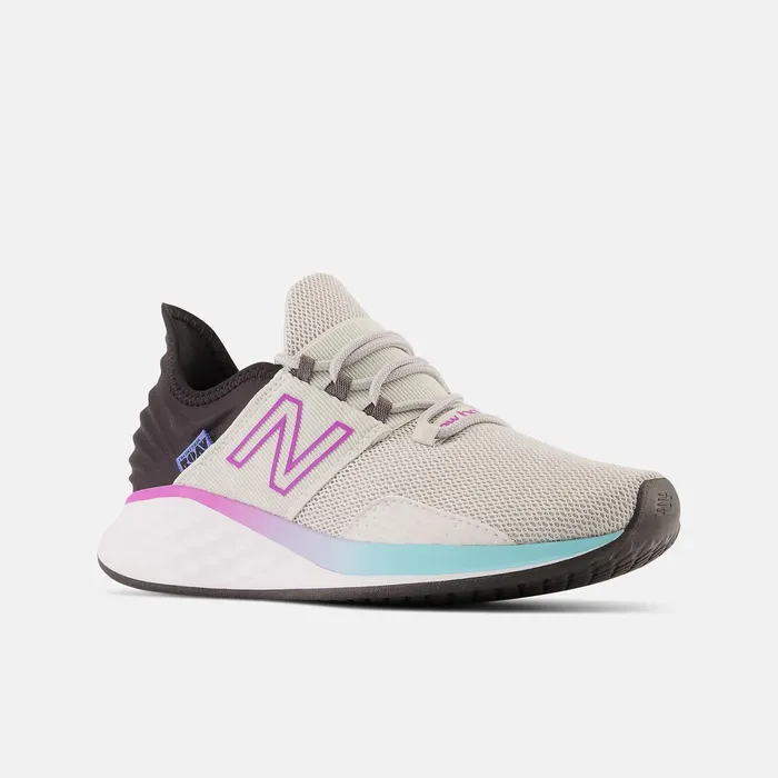 Women Fresh Foam Roav Grey Matter With Summer Aqua And Cosmic Rose New Balance Running