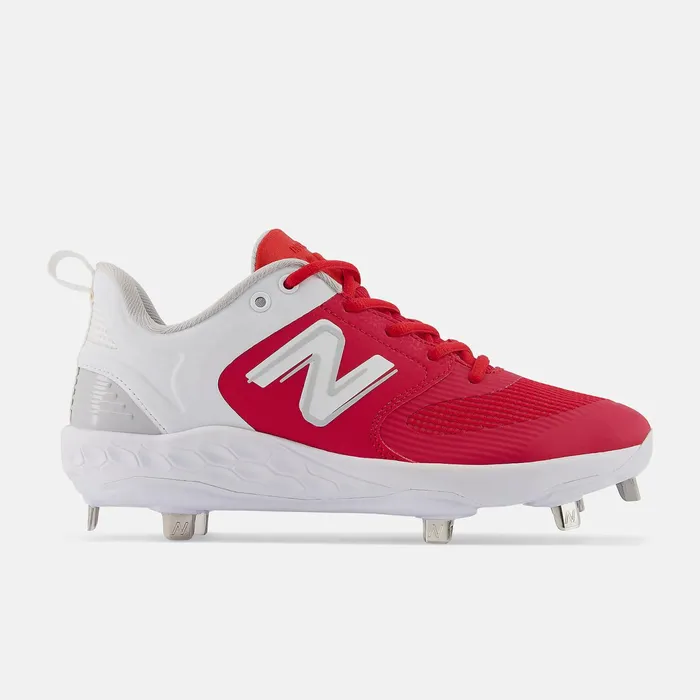 Women Fresh Foam X Velo V3 Metal Red With White New Balance Softball