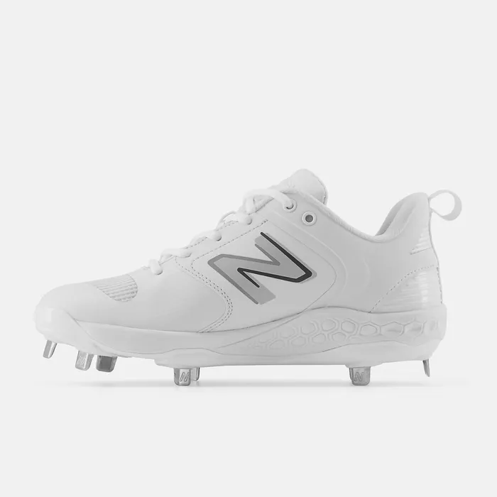 Women Fresh Foam X Velo V3 Metal White With Rain Cloud New Balance Softball