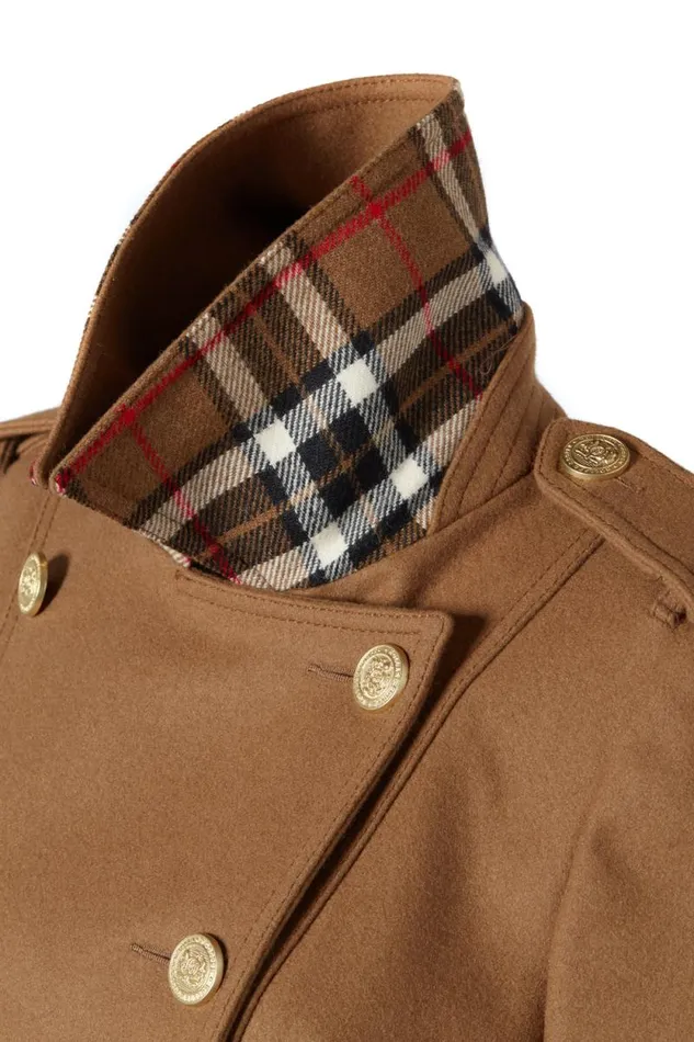 Women Full Length Chelsea Trench Coat Dark Camel Holland Cooper Tailoring