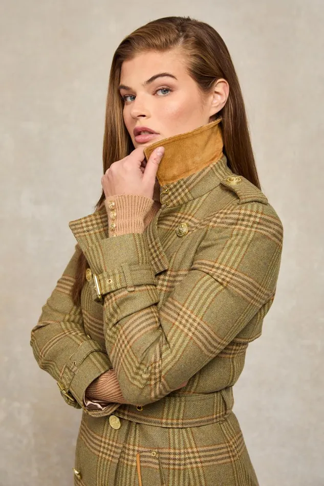 Women Full Length Marlborough Trench Coat Leveret Holland Cooper Tailoring