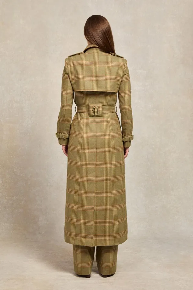 Women Full Length Marlborough Trench Coat Leveret Holland Cooper Tailoring