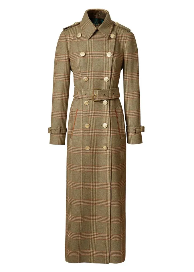 Women Full Length Marlborough Trench Coat Leveret Holland Cooper Tailoring