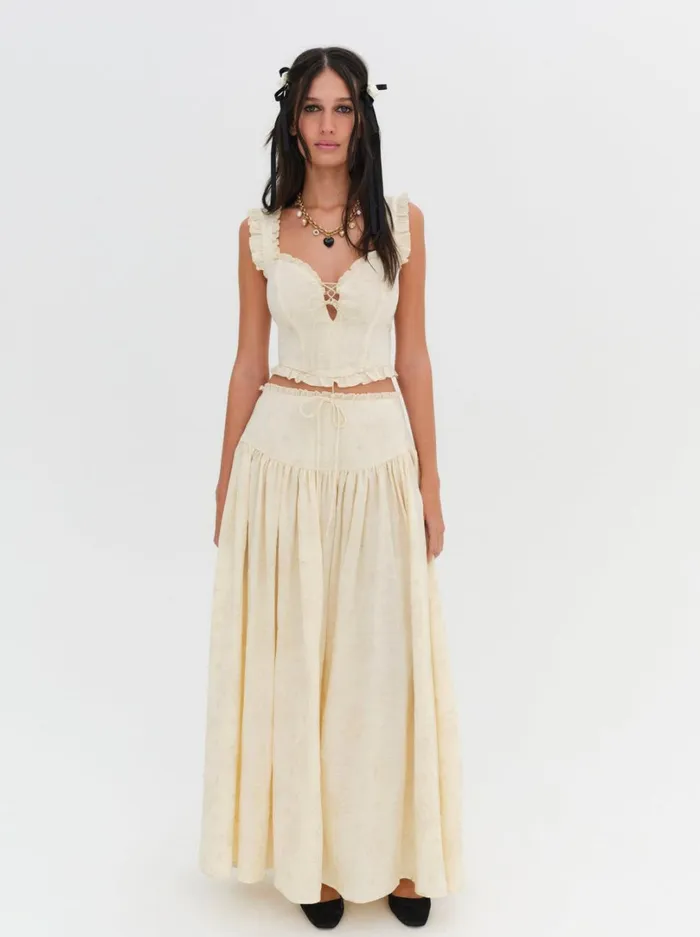Women Gigi Corset Top Beige For Love and Lemons Tops Women Gigi Corset Top Beige For Love and Lemons Tops