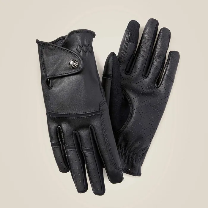 Women Gloves Ariat Elite Grip Glove Black