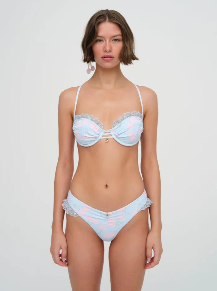 Women Graceanne Underwire Bikini Top Blue For Love and Lemons Swim Women Graceanne Underwire Bikini Top Blue For Love and Lemons Swim